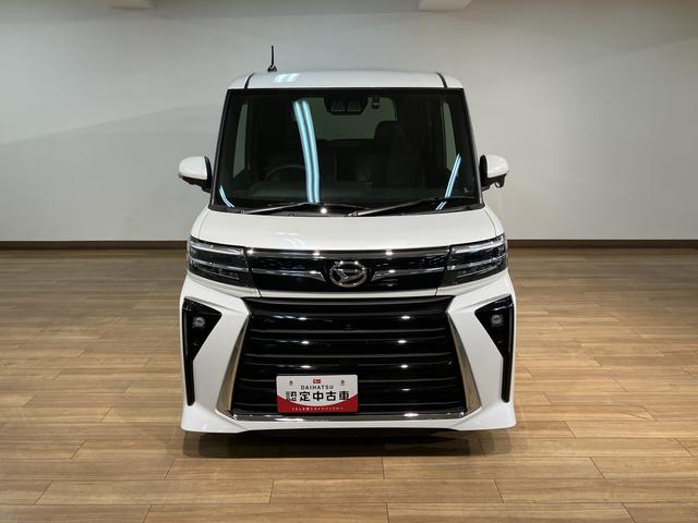 タントカスタムＸ　ナビ／前後ドラレコ／全方位カメラ／認定中古車ナビゲーション　全方位カメラ　ナビ連動型前後ドライブレコーダー　両側電動スライドドア　ＬＥＤヘッドライト　スマートキー　シートヒーター　衝突回避支援ブレーキ　１年間走行距離無制限保証（大阪府）の中古車