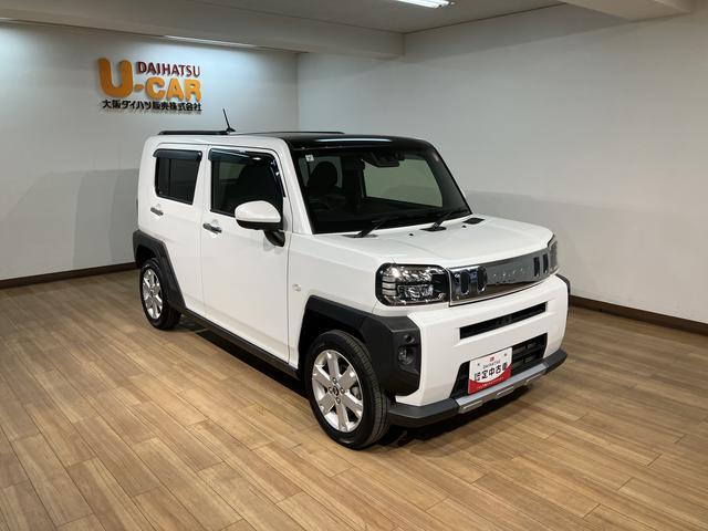 タフトＧ　クロムベンチャー　ナビ／全方位カメラ／エンジンスターターナビゲーション　全方位カメラ　ナビ連動前後ドラレコ　エンジンスターター　ＥＴＣ車載器　ＬＥＤヘッドライト　スマートキー　プッシュスタート　スカイフィールトップ　衝突回避支援ブレーキ　ダイハツ認定中古車（大阪府）の中古車