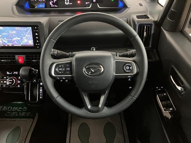 タントカスタムＲＳスタイルセレクションターボ　ナビゲーション　ナビ連動前後ドラレコ　ＥＴＣ車載器　クルーズコントロール　両側電動スライドドア　シートヒーター　スマートキー　プッシュスタート　コーナーセンサー　ダイハツ認定中古車（大阪府）の中古車