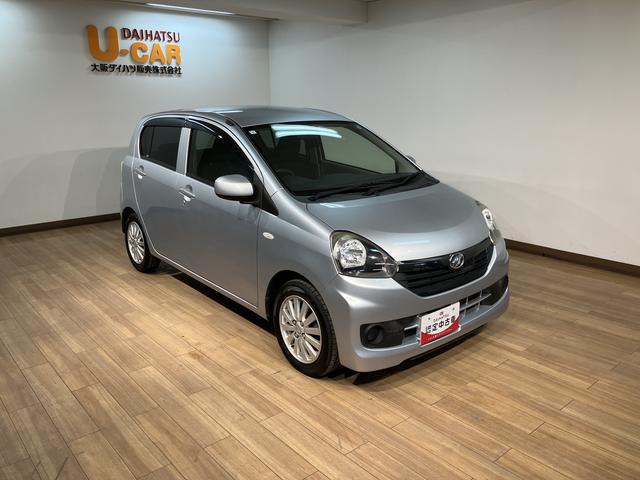 ミライースＸ　リミテッドＳＡ　１年間走行距離無制限保証ＣＤ／ＡＵＸチューナー　衝突回避支援ブレーキ・スマートアシスト　電動格納ドアミラー　キーレスエントリー　アイドリングストップ機構　車検整備付き　１年間走行距離無制限保証（大阪府）の中古車