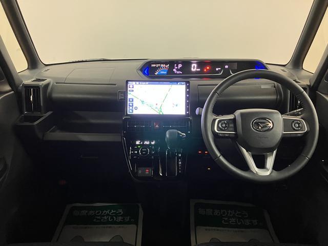 タントカスタムＲＳ　１０インチナビ／前後ドラレコ／ターボターボ／１０インチナビ／ナビ連動前後ドラレコ／バックカメラ／ＥＴＣ車載器／クルーズコントロール／前席シートヒーター／両側電動スライドドア／コーナーセンサー／プッシュボタンスタート／スマートキー（大阪府）の中古車