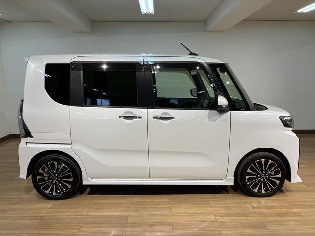 タントカスタムＲＳ　１０インチナビ／前後ドラレコ／ターボターボ／１０インチナビ／ナビ連動前後ドラレコ／バックカメラ／ＥＴＣ車載器／クルーズコントロール／前席シートヒーター／両側電動スライドドア／コーナーセンサー／プッシュボタンスタート／スマートキー（大阪府）の中古車