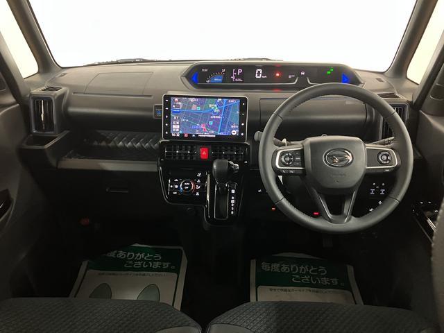 タントカスタムRSスタイルセレクション 9インチナビ/前後ドラレコターボ 9インチナビゲーション バックカメラ 前後ドライブレコーダー ETC車載器 両側電動スライドドア LEDヘッドライト LEDフォグランプ 車検整備付き ダイハツ認定中古車(大阪府)の中古車