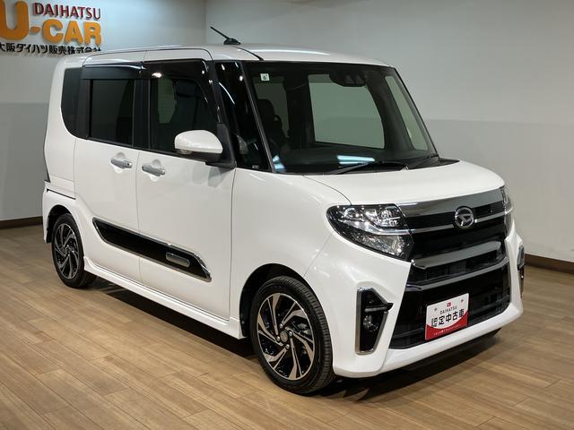 タントカスタムRSスタイルセレクション 9インチナビ/前後ドラレコターボ 9インチナビゲーション バックカメラ 前後ドライブレコーダー ETC車載器 両側電動スライドドア LEDヘッドライト LEDフォグランプ 車検整備付き ダイハツ認定中古車(大阪府)の中古車