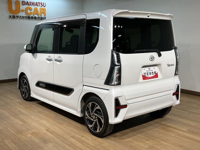 タントカスタムRSスタイルセレクション 9インチナビ/前後ドラレコターボ 9インチナビゲーション バックカメラ 前後ドライブレコーダー ETC車載器 両側電動スライドドア LEDヘッドライト LEDフォグランプ 車検整備付き ダイハツ認定中古車(大阪府)の中古車