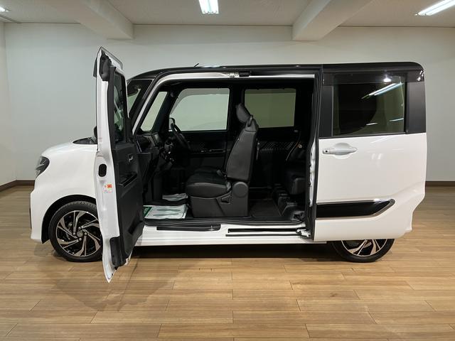 タントカスタムRSナビ/バックカメラ/ナビ連動前後ドラレコ/ETC/ターボ/クルコン/シートヒーター/両側電動スライドドア/スマートアシスト/プッシュボタンスタート/スマートキー/LEDヘッドライト(大阪府)の中古車