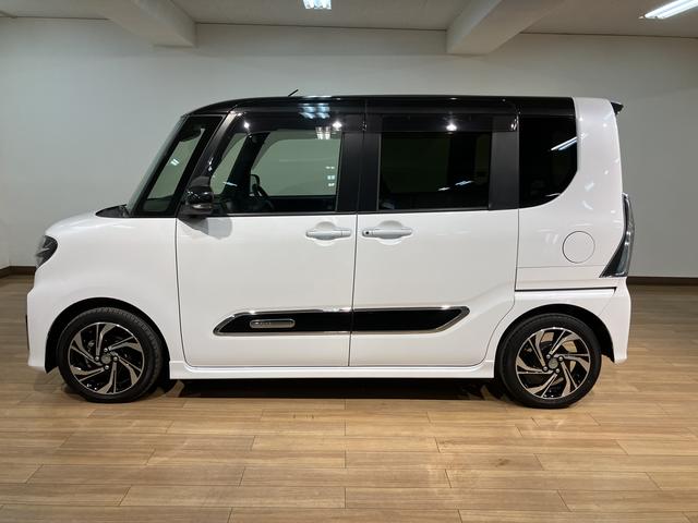 タントカスタムRSナビ/バックカメラ/ナビ連動前後ドラレコ/ETC/ターボ/クルコン/シートヒーター/両側電動スライドドア/スマートアシスト/プッシュボタンスタート/スマートキー/LEDヘッドライト(大阪府)の中古車