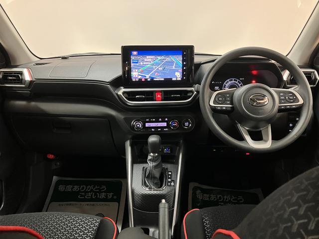 ロッキーＧ９インチナビ／ナビ連動前後ドラレコ／バックカメラ／１年間距離無制限保証／ＥＴＣ／クルコン／シートヒーター／コーナーセンサー／純正アルミホイール／プッシュボタンスタート／キーフリー（大阪府）の中古車