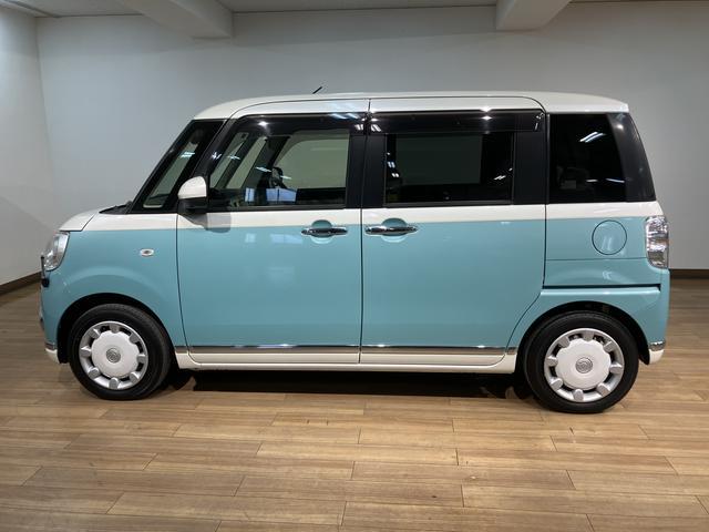 ムーヴキャンバスＧメイクアップＶＳ　ＳＡIII　ナビ／前後ドラレコ／ＥＴＣナビゲーション　全方位カメラ　ナビ連動前後ドラレコ　ＥＴＣ車載器　運転席シートヒーター　ＬＥＤヘッドライト　両側電動スライドドア　プッシュスタート　スマートキー　１年間走行距離無制限保証（大阪府）の中古車