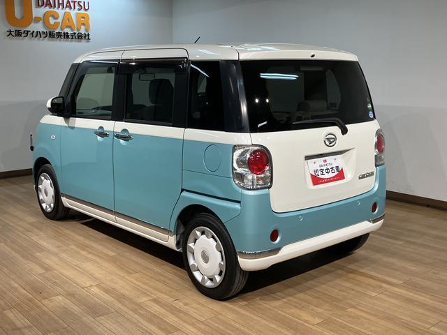 ムーヴキャンバスＧメイクアップＶＳ　ＳＡIII　ナビ／前後ドラレコ／ＥＴＣナビゲーション　全方位カメラ　ナビ連動前後ドラレコ　ＥＴＣ車載器　運転席シートヒーター　ＬＥＤヘッドライト　両側電動スライドドア　プッシュスタート　スマートキー　１年間走行距離無制限保証（大阪府）の中古車