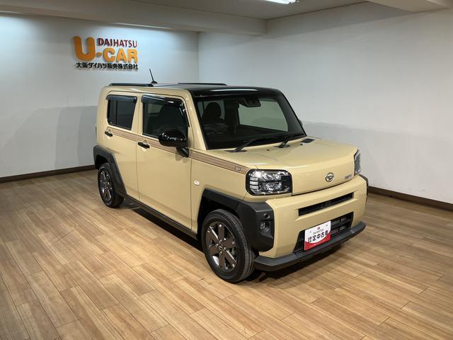 タフトＧ　ナビ／バックカメラ／ＥＴＣ車載器／１年間距離無制限保証ナビゲーション　バックカメラ　ＥＴＣ車載器　ＬＥＤヘッドライト　衝突回避支援ブレーキ・スマートアシスト　サイドストライプ　１５インチアルミホイール　１年間走行距離無制限保証　ダイハツ認定中古車（大阪府）の中古車