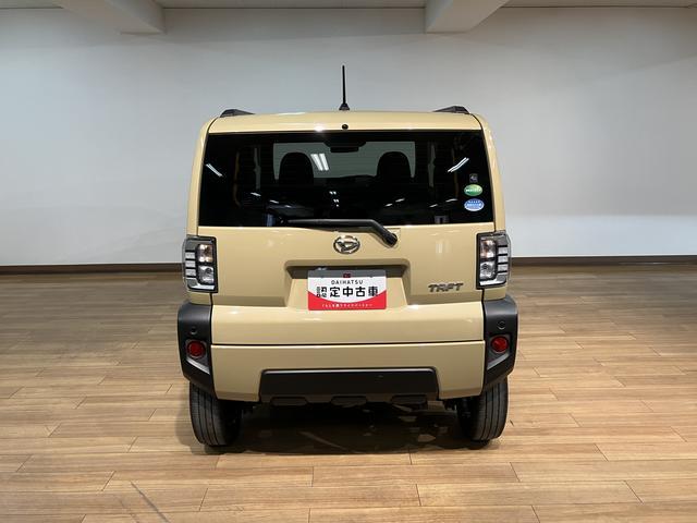 タフトＧ　ナビ／バックカメラ／ＥＴＣ車載器／１年間距離無制限保証ナビゲーション　バックカメラ　ＥＴＣ車載器　ＬＥＤヘッドライト　衝突回避支援ブレーキ・スマートアシスト　サイドストライプ　１５インチアルミホイール　１年間走行距離無制限保証　ダイハツ認定中古車（大阪府）の中古車