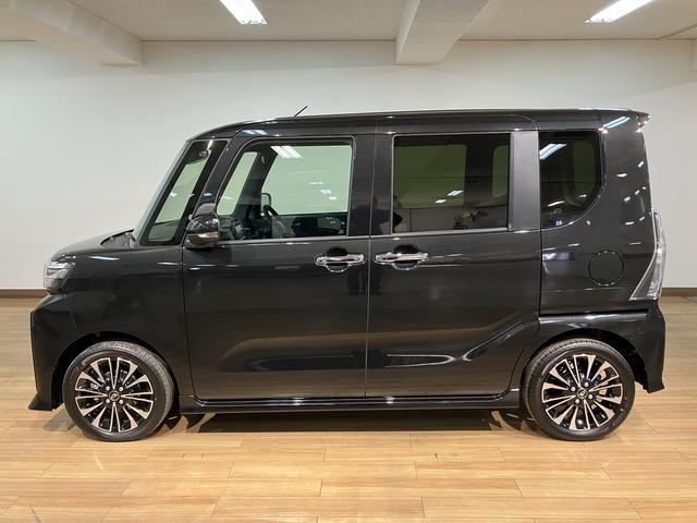 タントカスタムＲＳリミテッド　届出済未使用車／ナビ／ＥＴＣ車載器令和７年式届出済未使用車　純正ナビ　バックカメラ　ＥＴＣ車載器　クルーズコントロール　ターボ　ＬＥＤヘッドライト　両側電動スライドドア　　シートヒーター　キーフリーシステム　プッシュスタート（大阪府）の中古車