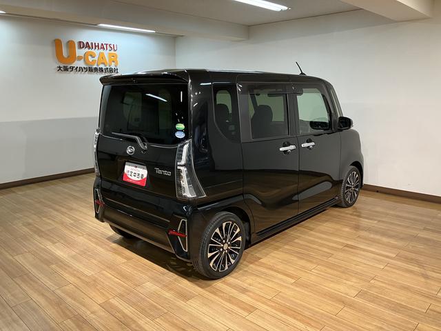 タントカスタムＲＳ　ナビ／バックカメラ／ナビ連動前後ドラレコターボ／ナビ／Ｂｌｕｅｔｏｏｔｈ／バックカメラ／ナビ連動前後ドラレコ／ＥＴＣ／クルコン／両側電動スライドドア／シートヒーター／コーナーセンサー／プッシュボタンスタート／スマートキー（大阪府）の中古車