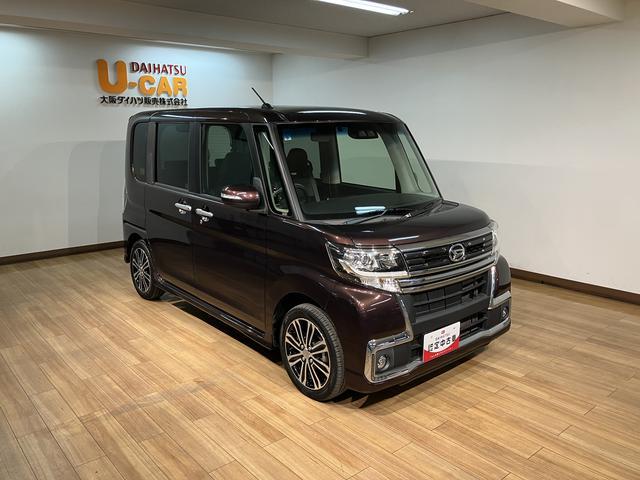 タントカスタムＲＳ　トップエディションＳＡIII　ナビ／ＥＴＣ１年間距離無制限保証／ターボ／ナビ／Ｂｌｕｅｔｏｏｔｈ／バックカメラ／ＥＴＣ／シートヒーター／オートライト／ＬＥＤヘッドランプ／ＬＥＤフォグランプ／両側電動スライドドア／衝突軽減ブレーキ（大阪府）の中古車