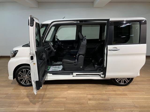 タントカスタムＲＳ　トップエディションＳＡIII　ナビ／ＥＴＣ１年間距離無制限保証／ターボ／８インチナビ／Ｂｌｕｅｔｏｏｔｈ／ＥＴＣ／パノラマバックカメラ／ナビ連動フロントドラレコ／ＬＥＤヘッドランプ／ＬＥＤフォグランプ／両側電動スライドドア／シートヒーター（大阪府）の中古車