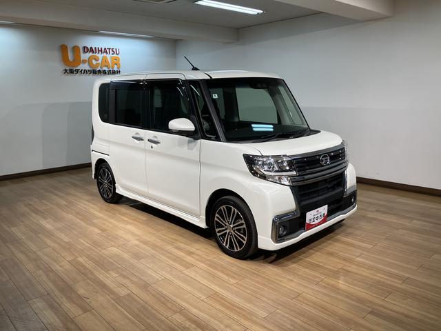 タントカスタムＲＳ　トップエディションＳＡIII　ナビ／ＥＴＣ１年間距離無制限保証／ターボ／８インチナビ／Ｂｌｕｅｔｏｏｔｈ／ＥＴＣ／パノラマバックカメラ／ナビ連動フロントドラレコ／ＬＥＤヘッドランプ／ＬＥＤフォグランプ／両側電動スライドドア／シートヒーター（大阪府）の中古車