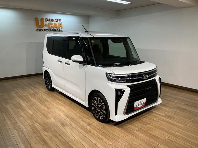 タントカスタムＲＳ１０インチナビ　バックカメラ　ＥＴＣ車載器　前後ドライブレコーダー　ターボ　ＬＥＤヘッドライト　両側電動スライドドア　スマートアシスト　シートヒーター　スマートキー（大阪府）の中古車