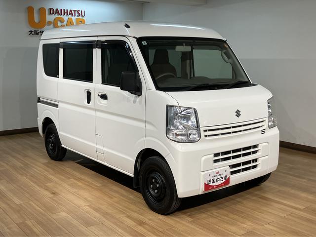 エブリイＰＣ　ＡＭ／ＦＭラジオ・ＥＴＣ車載器・リモコンキ−ＡＭ／ＦＭラジオ・ＥＴＣ車載器・エアコン・パワステ・パワーウィンドウ（フロントのみ）・リモコンキ−・両側スライドドア・１年間走行距離無制限保証・車検整備付き（大阪府）の中古車
