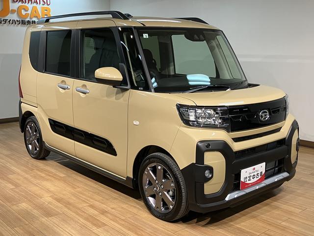 タントファンクロスターボリミテッドターボ　ＥＴＣ車載器　クルーズコントロール　ＬＥＤヘッドライト　ＬＥＤフォグランプ　両側電動スライドドア　バックカメラ　オーディオレス　シートヒーター　令和８年式届出済未使用車（大阪府）の中古車