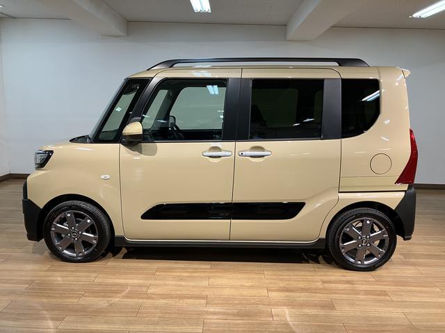 タントファンクロスターボリミテッドターボ　ＥＴＣ車載器　クルーズコントロール　ＬＥＤヘッドライト　ＬＥＤフォグランプ　両側電動スライドドア　バックカメラ　オーディオレス　シートヒーター　令和８年式届出済未使用車（大阪府）の中古車