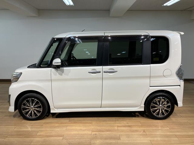タントカスタムＸトップエディションＳＡII純正ナビ・社外品ドラレコ純正フルセグナビ・社外品ドラレコ・ＥＴＣ車載器・左電動スライドドア・ＬＥＤヘッドライト・オートエアコン・スマートキー・ドアミラーターンランプ・１４インチアルミホイ−ル（大阪府）の中古車