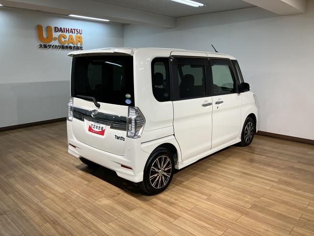 タントカスタムＸトップエディションＳＡII純正ナビ・社外品ドラレコ純正フルセグナビ・社外品ドラレコ・ＥＴＣ車載器・左電動スライドドア・ＬＥＤヘッドライト・オートエアコン・スマートキー・ドアミラーターンランプ・１４インチアルミホイ−ル（大阪府）の中古車