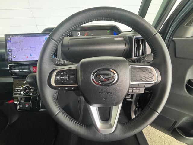 タントカスタムＲＳ１０インチ純正ナビ　パノラマモニター　ドライブレコーダー　電動パーキングブレーキ　フロントシートヒーター　電動格納式ドアミラー　パワーウィンドウ　アルミホイール　キーフリー　アイドリングストップ機能（奈良県）の中古車