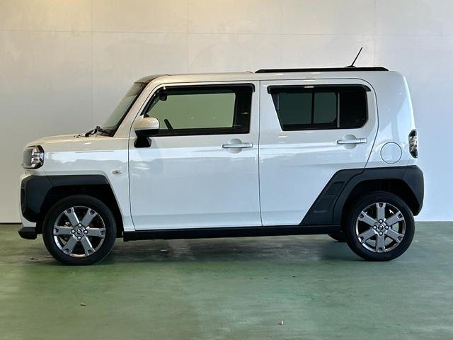 タフトGターボナビ ドラレコ ETC プッシュボタンスタ−ト フロントシ−トヒ−タ− 衝突被害軽減ブレーキ コ−ナ−センサ− アイドリングストップ機能 電動パーキング クル−ズコントロ−ル パノラマモニタ−(奈良県)の中古車