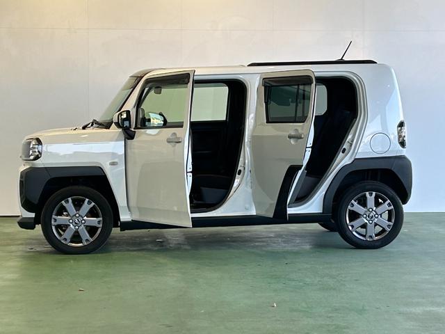 タフトGターボナビ ドラレコ ETC プッシュボタンスタ−ト フロントシ−トヒ−タ− 衝突被害軽減ブレーキ コ−ナ−センサ− アイドリングストップ機能 電動パーキング クル−ズコントロ−ル パノラマモニタ−(奈良県)の中古車