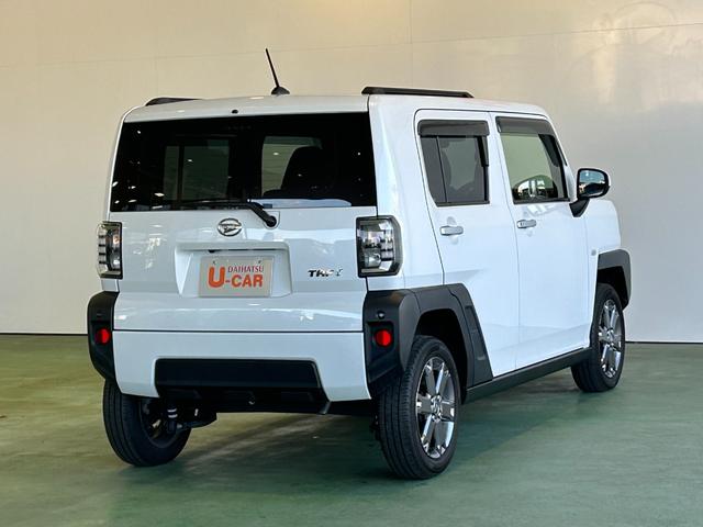 タフトGターボナビ ドラレコ ETC プッシュボタンスタ−ト フロントシ−トヒ−タ− 衝突被害軽減ブレーキ コ−ナ−センサ− アイドリングストップ機能 電動パーキング クル−ズコントロ−ル パノラマモニタ−(奈良県)の中古車