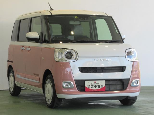 ムーヴキャンバスストライプスＧディスプレイオーディオ　電動パーキング　両側電動スライドドア　プッシュボタンスタ−ト　衝突被害軽減ブレーキ　コ−ナ−センサ−　アイドリングストップ機能　バックカメラ　ＬＥＤヘッドライト（奈良県）の中古車