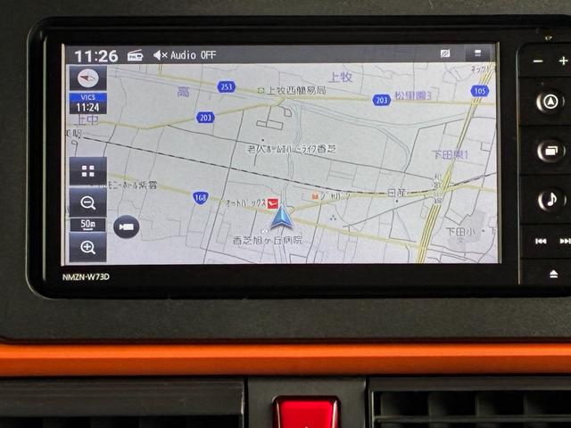 タントファンクロスナビゲーション　ドライブレコーダー　バックカメラ　ＬＥＤヘッドランプ　電動パーキング　両側パワースライドドア　前席シートヒーター　オートエアコン　キーフリーシステム（奈良県）の中古車