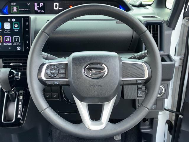 タントカスタムＲＳ９インチスマホ連携ディスプレイオーディオ　バックカメラ　ＬＥＤヘッドランプ　電動パーキング　アイドリングストップ　前席シートヒーター　コーナーセンサー　両側パワースライドドア　プッシュボタンスタート（奈良県）の中古車