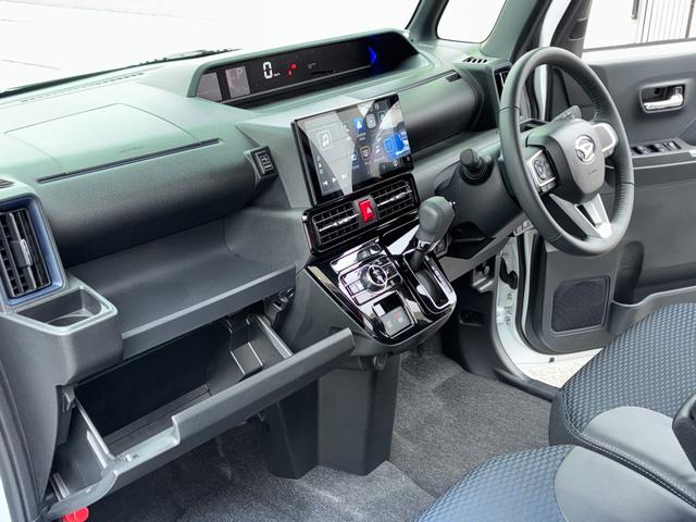 タントカスタムＲＳ９インチスマホ連携ディスプレイオーディオ　バックカメラ　ＬＥＤヘッドランプ　電動パーキング　アイドリングストップ　前席シートヒーター　コーナーセンサー　両側パワースライドドア　プッシュボタンスタート（奈良県）の中古車