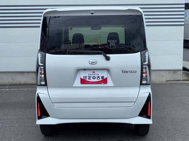 タントカスタムＲＳ９インチスマホ連携ディスプレイオーディオ　バックカメラ　ＬＥＤヘッドランプ　電動パーキング　アイドリングストップ　前席シートヒーター　コーナーセンサー　両側パワースライドドア　プッシュボタンスタート（奈良県）の中古車