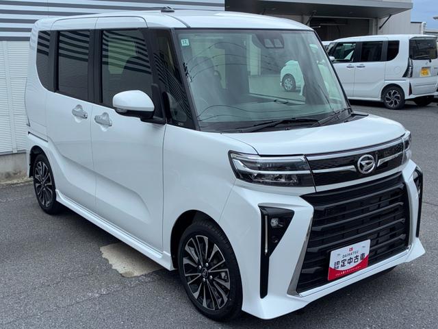 タントカスタムＲＳ９インチスマホ連携ディスプレイオーディオ　バックカメラ　ＬＥＤヘッドランプ　電動パーキング　アイドリングストップ　前席シートヒーター　コーナーセンサー　両側パワースライドドア　プッシュボタンスタート（奈良県）の中古車