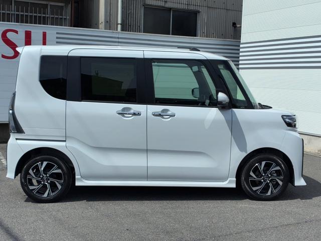 タントカスタムＸ９インチスマホ連携ディスプレイオーディオ　バックカメラ　ＬＥＤヘッドランプ　電動パーキング　前席シートヒーター　両側パワースライドドア　アイドリングストップ　アイドリングストップキーフリーシステム（奈良県）の中古車