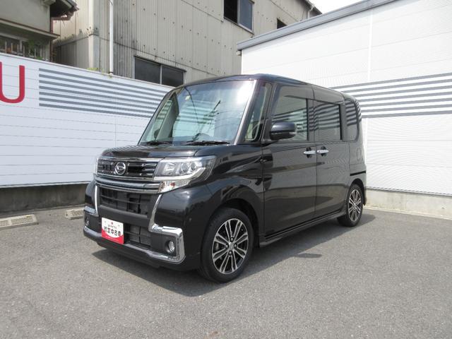 タントカスタムＲＳ　トップエディションＳＡIIIカーナビゲーション　パノラマカメラ　ＥＴＣ　ドライブレコーダー　オートエアコン　運転席シートヒーター　左右パワースライドドア　プッシュボタンスタート　アイドリングストップ　アルミホイール（奈良県）の中古車