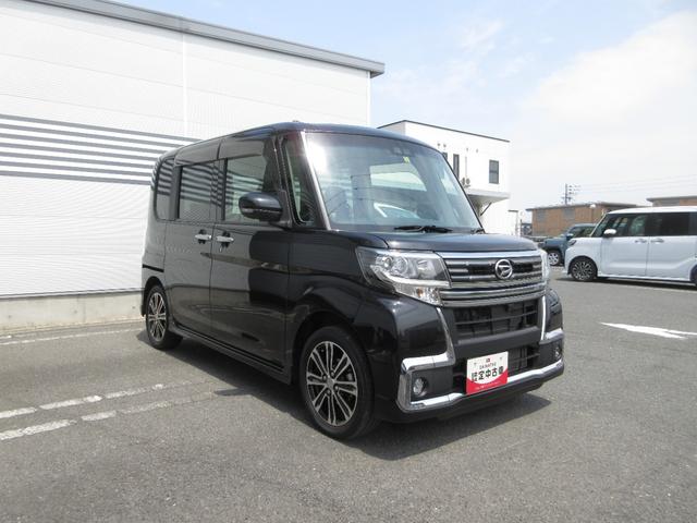 タントカスタムＲＳ　トップエディションＳＡIIIカーナビゲーション　パノラマカメラ　ＥＴＣ　ドライブレコーダー　オートエアコン　運転席シートヒーター　左右パワースライドドア　プッシュボタンスタート　アイドリングストップ　アルミホイール（奈良県）の中古車