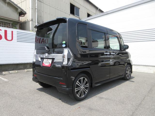 タントカスタムＲＳ　トップエディションＳＡIIIカーナビゲーション　パノラマカメラ　ＥＴＣ　ドライブレコーダー　オートエアコン　運転席シートヒーター　左右パワースライドドア　プッシュボタンスタート　アイドリングストップ　アルミホイール（奈良県）の中古車