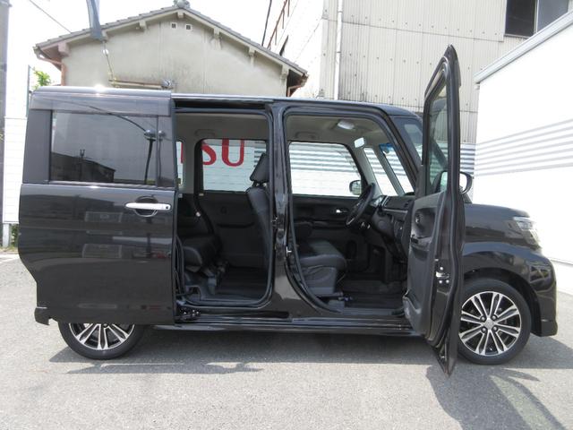 タントカスタムＲＳ　トップエディションＳＡIIIカーナビゲーション　パノラマカメラ　ＥＴＣ　ドライブレコーダー　オートエアコン　運転席シートヒーター　左右パワースライドドア　プッシュボタンスタート　アイドリングストップ　アルミホイール（奈良県）の中古車