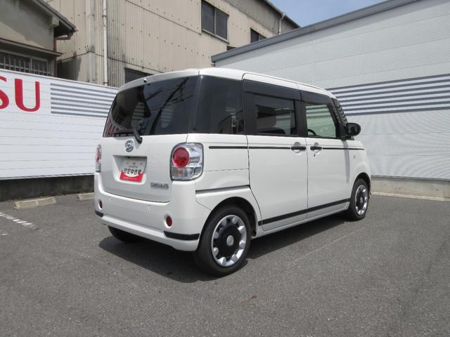 ムーヴキャンバスＧブラックアクセントＶＳ　ＳＡIII純正ナビ　全周囲カメラ　オートエアコン　運転席シートヒーター　左右パワースライドドア　プッシュボタンスタート　アイドリングストップ　ＬＥＤヘッドランプ　電動格納式ドアミラー（奈良県）の中古車