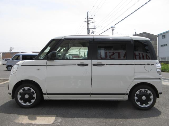 ムーヴキャンバスＧブラックアクセントＶＳ　ＳＡIII純正ナビ　全周囲カメラ　オートエアコン　運転席シートヒーター　左右パワースライドドア　プッシュボタンスタート　アイドリングストップ　ＬＥＤヘッドランプ　電動格納式ドアミラー（奈良県）の中古車