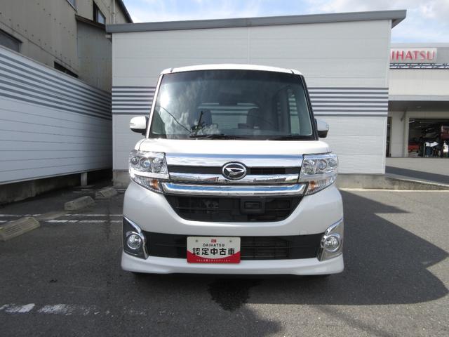 タントカスタムＲＳ　トップエディションＳＡ純正ナビ　バックカメラ　オートエアコン　左右パワースライドドア　プッシュボタンスタート　エコアイドル　アルミホイール　ＬＥＤヘッドランプ　電動格納式ドアミラー（奈良県）の中古車