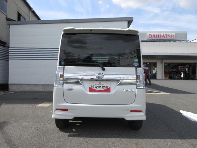 タントカスタムＲＳ　トップエディションＳＡ純正ナビ　バックカメラ　オートエアコン　左右パワースライドドア　プッシュボタンスタート　エコアイドル　アルミホイール　ＬＥＤヘッドランプ　電動格納式ドアミラー（奈良県）の中古車
