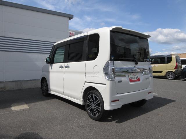 タントカスタムＲＳ　トップエディションＳＡ純正ナビ　バックカメラ　オートエアコン　左右パワースライドドア　プッシュボタンスタート　エコアイドル　アルミホイール　ＬＥＤヘッドランプ　電動格納式ドアミラー（奈良県）の中古車
