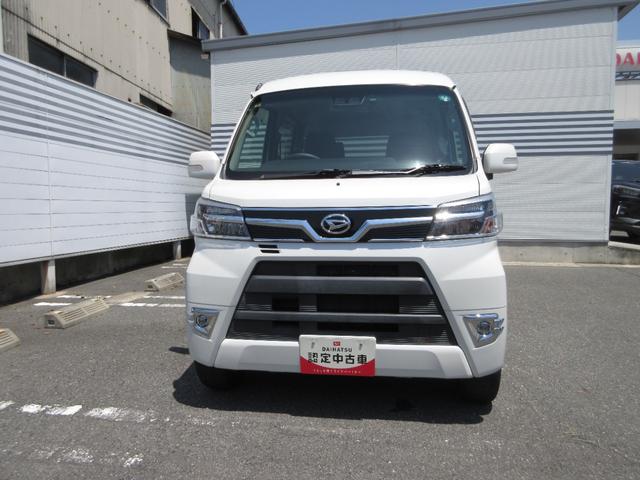 アトレーワゴンカスタムターボＲＳリミテッド　ＳＡIII純正ナビ　バックカメラ　ＥＴＣ　ドライブレコーダー　オートエアコン　左パワースライドドア　ＬＥＤヘッドランプ　アイドリングストップ　キーレスエントリー　アルミホイール　電動格納式ドアミラー（奈良県）の中古車