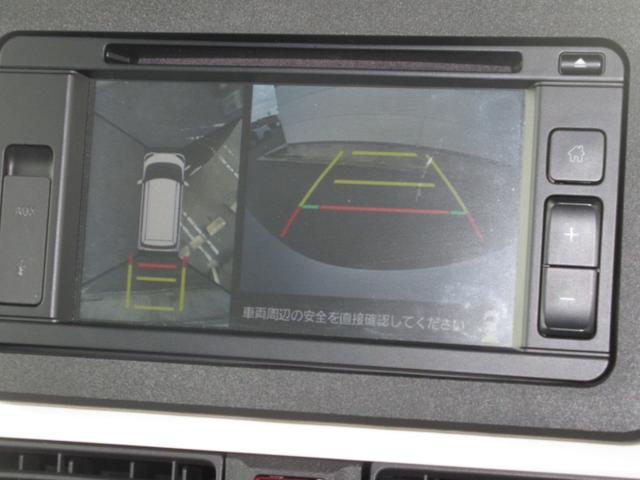 ムーヴキャンバスストライプスＧＤＶＤ／ＵＳＢチューナー　全周囲カメラ　オートエアコン　フロントシートヒーター　電動パーキングブレーキ　プッシュボタンスタート　アイドリングストップ　ＬＥＤヘッドランプ　電動格納式ドアミラー（奈良県）の中古車