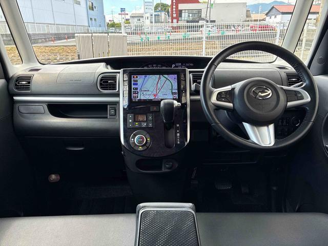 タントカスタムＲＳ　トップエディションＶＳ　ＳＡIII純正ナビ　全周囲カメラ　ＥＴＣ　ドライブレコーダー　オートエアコン　運転席シートヒーター　左右パワースライドドア　プッシュボタンスタート　アイドリングストップ　アルミホイール　電動格納式ドアミラー（奈良県）の中古車